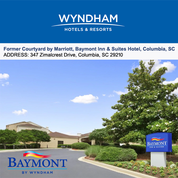 Formerly Courtyard By Marriott Baymont Columbia Northwest South